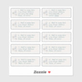 Ieder Adresetiket voor de mantel Sticker (Vel)