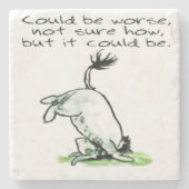 Ieder grappig citaat kan slechter zijn stenen onderzetter (Voorkant)