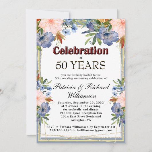 Ieder jaar aangepaste Jubileum voor aangepaste bru Kaart (Voorkant)