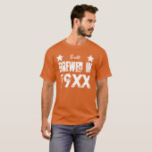 Ieder jaar aangepaste verjaardagscadeau met sterre t-shirt (Voorkant volledig)