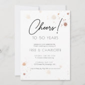 Ieder jaar Gold Waterverf 50e Jubileum in Kaart (Voorkant)