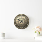 Ieder jaar goudzoekende ronde klok (Huis)