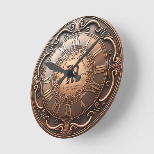 Ieder jaar  koperen bruiloft Jubileum R Ronde Klok (Hoek)