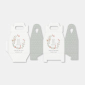 Ieder jaar van de geboorte wordt het roze, rode, r bedankdoosjes (Uitgevouwen)