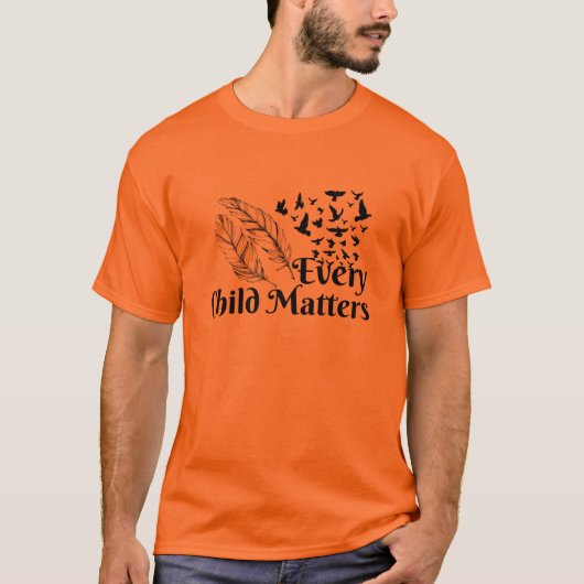Ieder kind is een inheemse oranje dag canada  t-shirt (Voorkant)