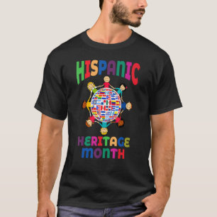 Ieder land heeft een heispanische erfgoedmaand voo t-shirt