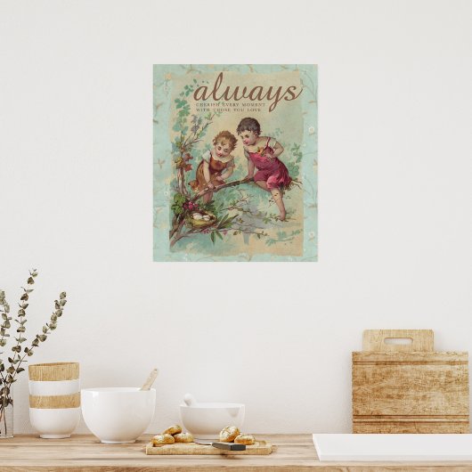 Ieder moment koken poster (Keuken)