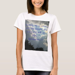 Ieder oog zal Hem zien Openbaring 1:7 T-shirt