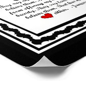 Ieder Roos heeft een doorn Poster (Hoek)