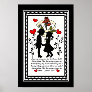 Ieder Roos heeft een doorn Poster