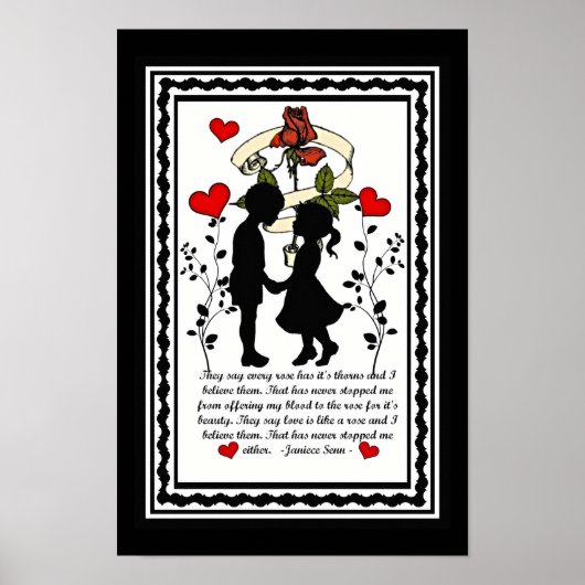 Ieder Roos heeft een doorn Poster (Voorkant)