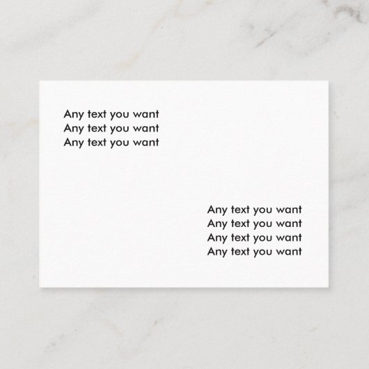 ieder thema visitekaartje (Achterkant)