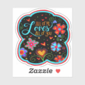 Ieder van mij houdt van je Inspirivity Valentijn Sticker (Vel)