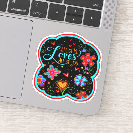 Ieder van mij houdt van je Inspirivity Valentijn Sticker