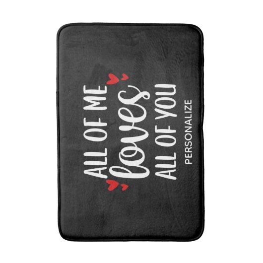 Ieder van mij houdt van jullie allemaal... badmat (Voorkant Verticaal)