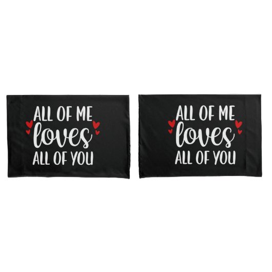 Ieder van mij houdt van jullie Kussenslopen (Voorkant-Set)