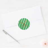 Iedere dag is het kerst ronde sticker (Envelop)
