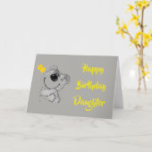 IEDERE DAG IS SPECIAAL - GROTE DAG ONZE ***DOCHTER KAART (Gele Bloem)