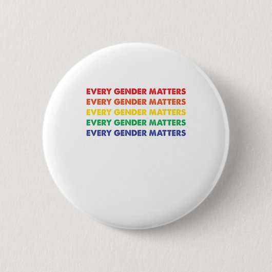 Iedere gendergelijkheid Sociale rechtvaardigheid Ronde Button 5,7 Cm (Voorkant)