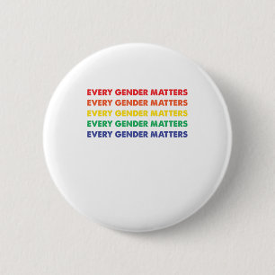 Iedere gendergelijkheid Sociale rechtvaardigheid Ronde Button 5,7 Cm