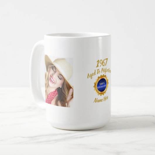 IEDERE JAAR FHOTO GEEFT hem of haar persoonlijke Koffiemok (Voorkant links)