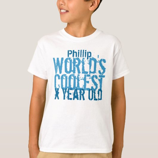 IEDERE JAAR 's werelds koelste V04-kinderen T-shir T-shirt (Voorkant)