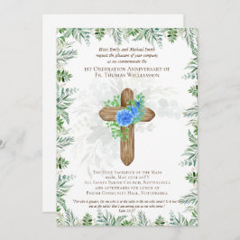 IEDERE Jubileum Uitnodiging Rustisch hout