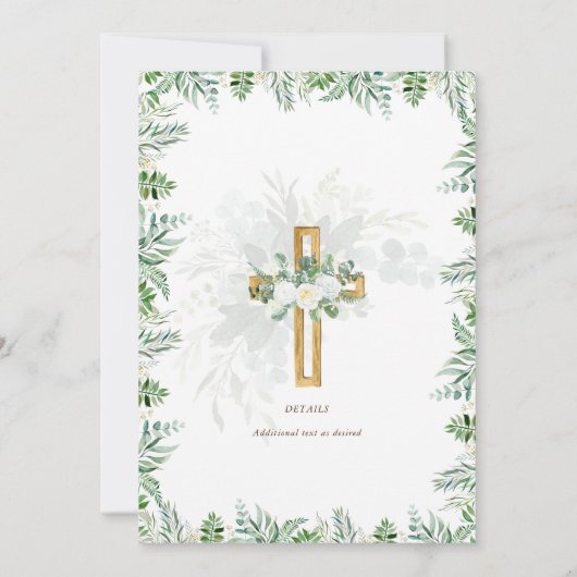 IEDERE Jubileum Uitnodiging Rustisch hout (Achterkant)