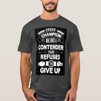 Iedere kampioen werd ooit geweigerd om 1 t-shirt