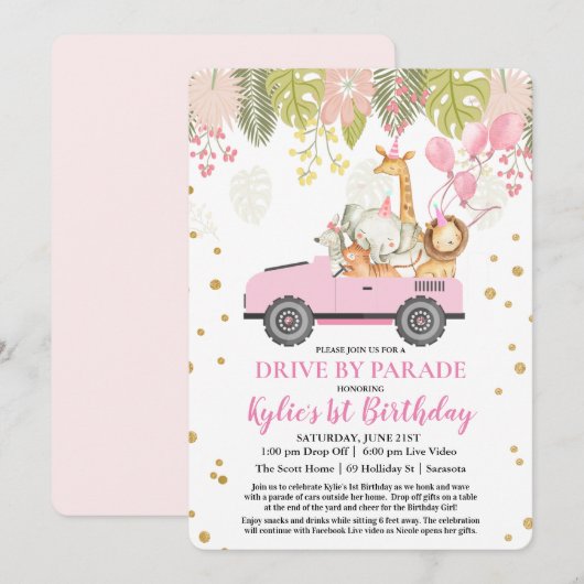 IEDERE LEEFTIJD - Station van Virtual Girl Birthda Kaart (Voorkant / Achterkant)