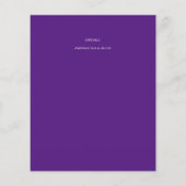 IEDERE OPDRACHT Jubileum Paars (Achterkant)