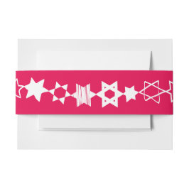 IEDERE STAR IS UNIQUE Bar Mitzvah Invitation Wrap Uitnodigingen Wikkel