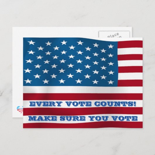 Iedere stemloket - Briefkaart (Voorkant / Achterkant)