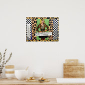 IEDERE SUCCESVOLLE VROUW WORDT HIERDOOR ACHTER pos Poster (Keuken)