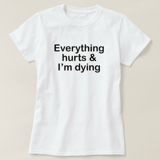 IEDERE URTS EN IK DYPEN WERKELIJK. T-SHIRT (Design voorkant)