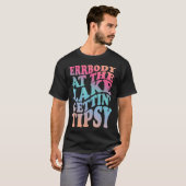 Iedereen aan het meer krijgt tipsy zomervakantie l t-shirt (Voorkant volledig)
