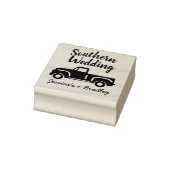 Iedereen Aangepaste Naam Boerderij Bruiloft Rubber Rubberstempel (Stempel)