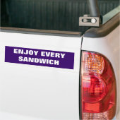 IEDEREEN ALLE SANDWICH BUMPERSTICKER (Op Truck)