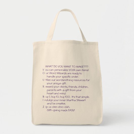 IEDEREEN, ALLES WAT NOG!!! TOTE BAG (Voorkant)