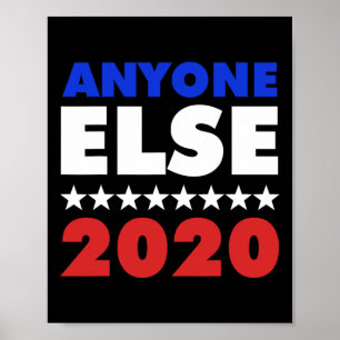 Iedereen Anders 2020 Presidentsverkiezingen Impeac Poster