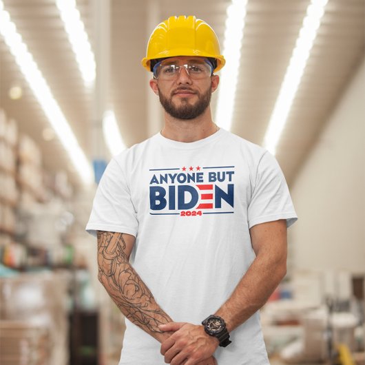 Iedereen behalve Biden Anti Joe Biden T-shirt