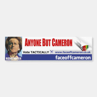 Iedereen behalve Cameron Bumpersticker