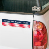 iedereen behalve de Trump-sticker Bumpersticker (Op Truck)