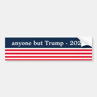 iedereen behalve de Trump-sticker Bumpersticker