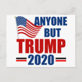 Iedereen behalve Donald Trump 2020 Briefkaart (Voorkant)