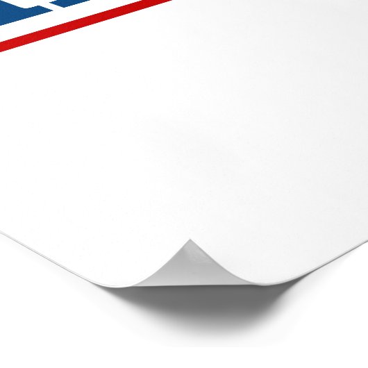 Iedereen behalve Hillary - Anti-Hillary - Poster (Hoek)