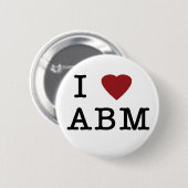 Iedereen behalve ik - ik hart ABM-toets Ronde Button 5,7 Cm (Voorkant /achterkant)