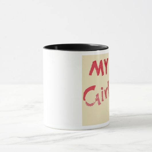 Iedereen behalve ik mijn Vriendin - mok (Midden)