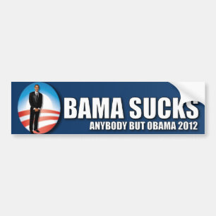 Iedereen behalve Obama 2012 - Obama Sucks Bumpersticker