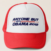 Iedereen behalve Obama 2012 Trucker Pet (Voorkant)